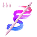 Stylus Pen for iPad(2018-2025)-2X Faster Charge with Tilt Sensitivity, Pink