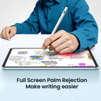 Stylus Pen for iPad(2025-2018),13 mins Fast Charge Pencil with Tilt Sensitivity, White & Blue